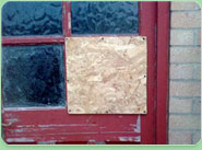 boarded up Dagenham